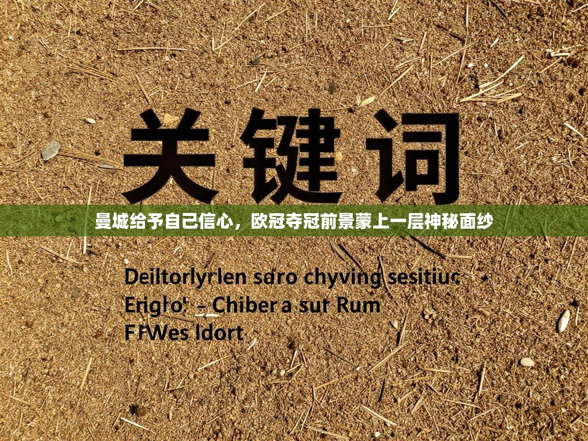 曼城给予自己信心，欧冠夺冠前景蒙上一层神秘面纱  第1张